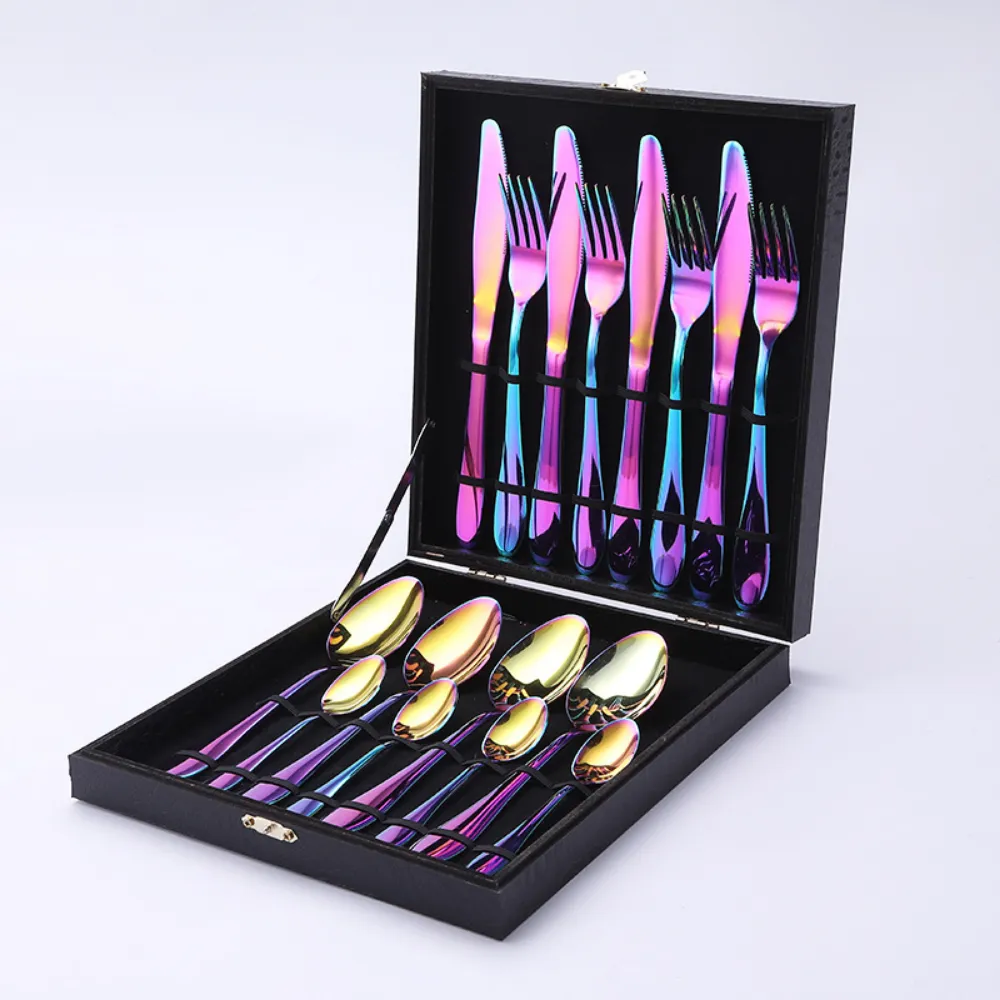 12, 16, & 24 Pc Stainless Steel Cutlery Set