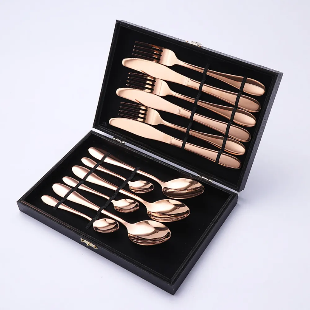 12, 16, & 24 Pc Stainless Steel Cutlery Set