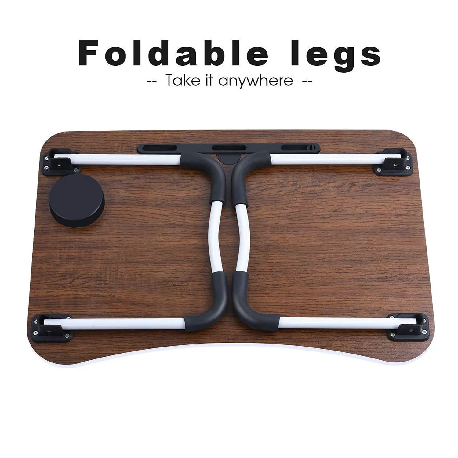 4492 Multi-Purpose Laptop Desk for Study and Reading with Foldable Non-Slip Legs Reading Table Tray , Laptop Table ,Laptop Stands, Laptop Desk, Foldable Study Laptop Table
