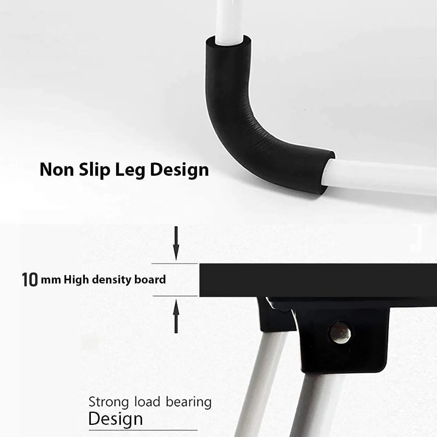 4492 Multi-Purpose Laptop Desk for Study and Reading with Foldable Non-Slip Legs Reading Table Tray , Laptop Table ,Laptop Stands, Laptop Desk, Foldable Study Laptop Table