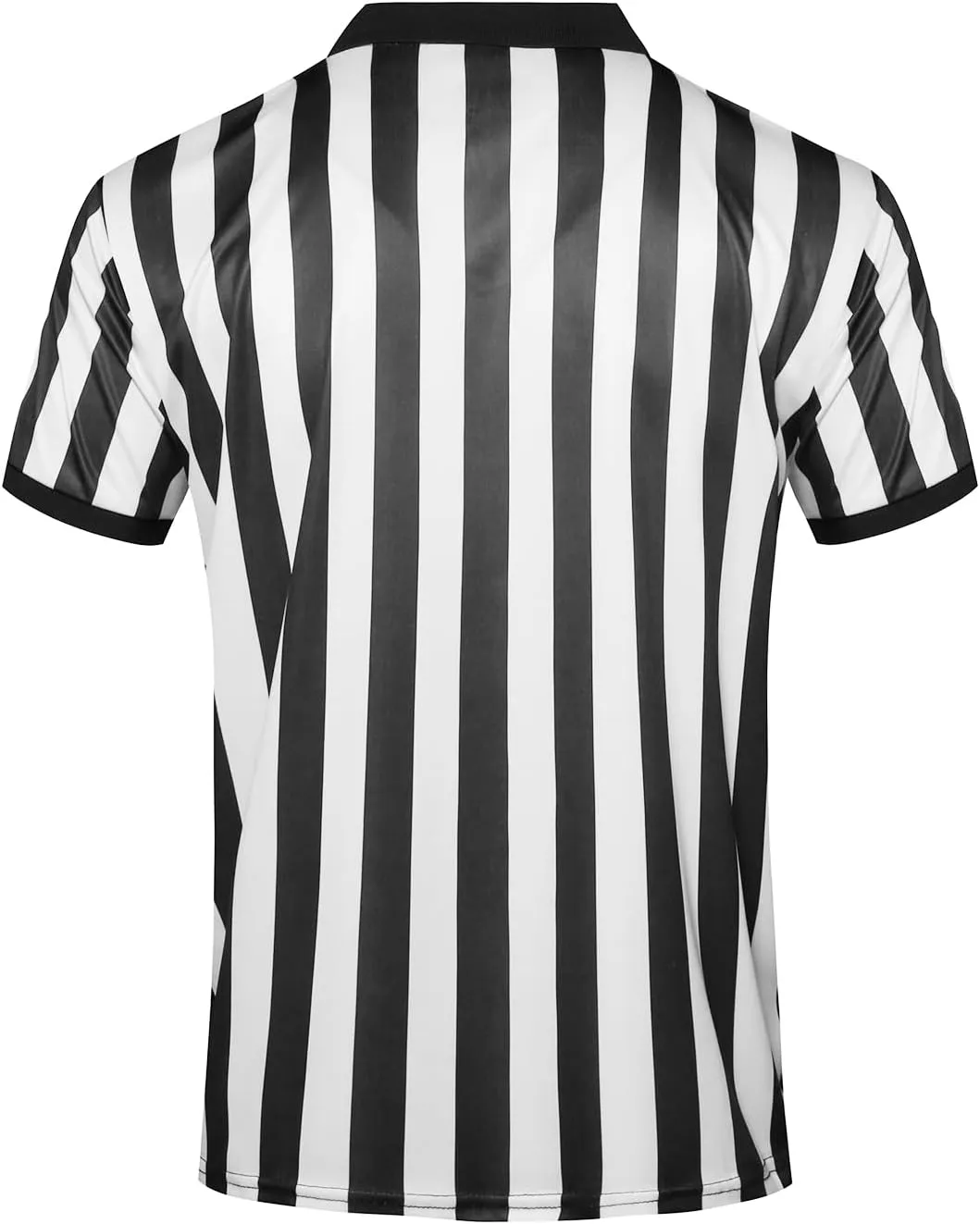 5 Pcs Men's Referee Costume Kit Official Referee Shirt Womens Ref Hat Whistle Yellow Red Penaltys Flag for Football Halloween