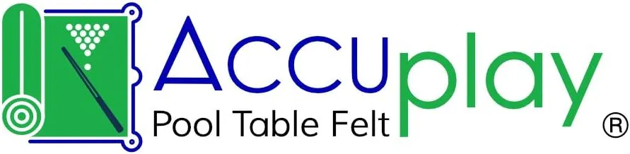 Accuplay 20 oz Pre Cut Pool Table Felt - Choose for 7, 8 or 9 Foot Table. English Green, Spurce Green, Blue, Navy, Red, Burgundy, Gray, Tan, or Black