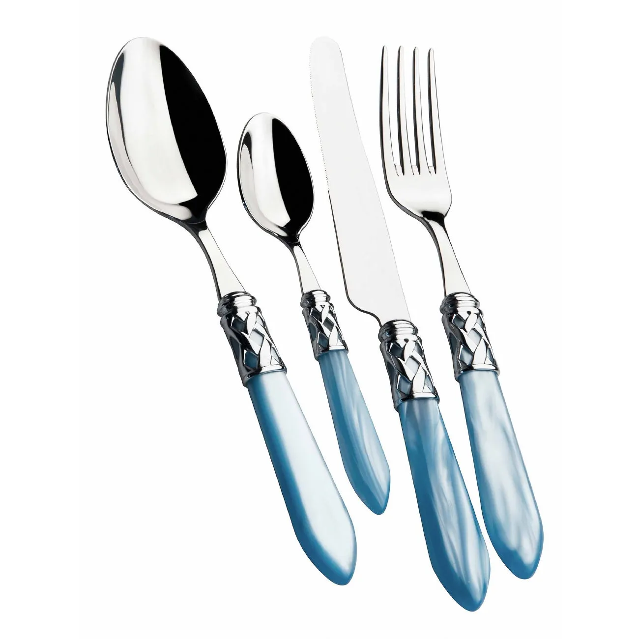 ALADDIN CHROME RING CUTLERY SET 24