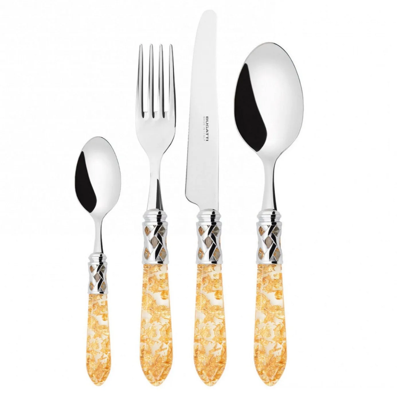 ALADDIN CHROME RING CUTLERY SET 24