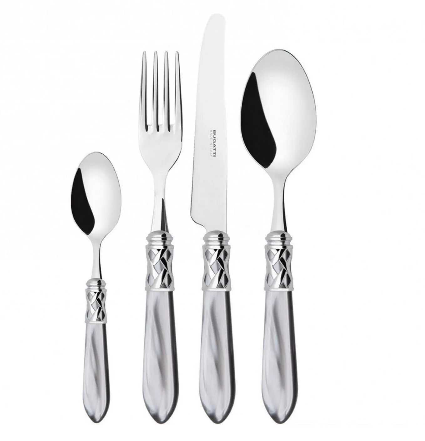 ALADDIN CHROME RING CUTLERY SET 24