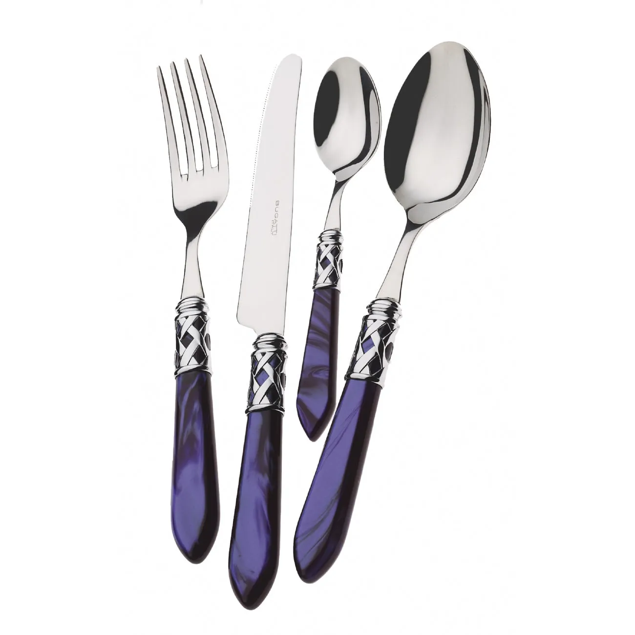 ALADDIN CHROME RING CUTLERY SET 24