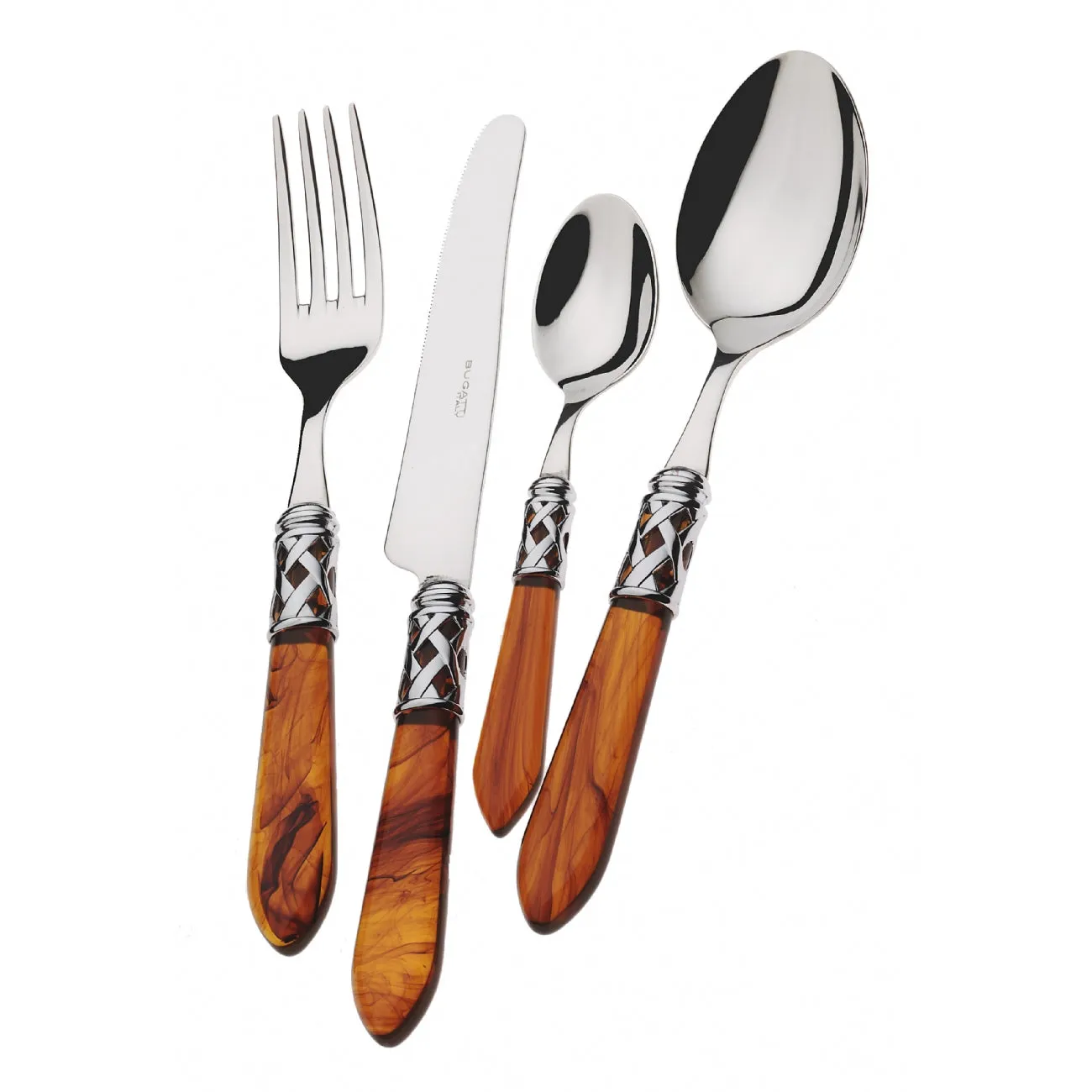 ALADDIN CHROME RING CUTLERY SET 24