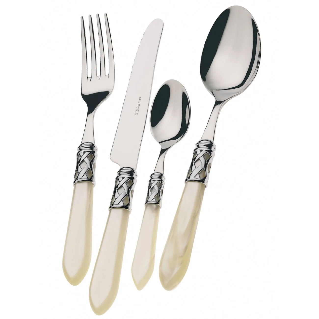 ALADDIN CHROME RING CUTLERY SET 24