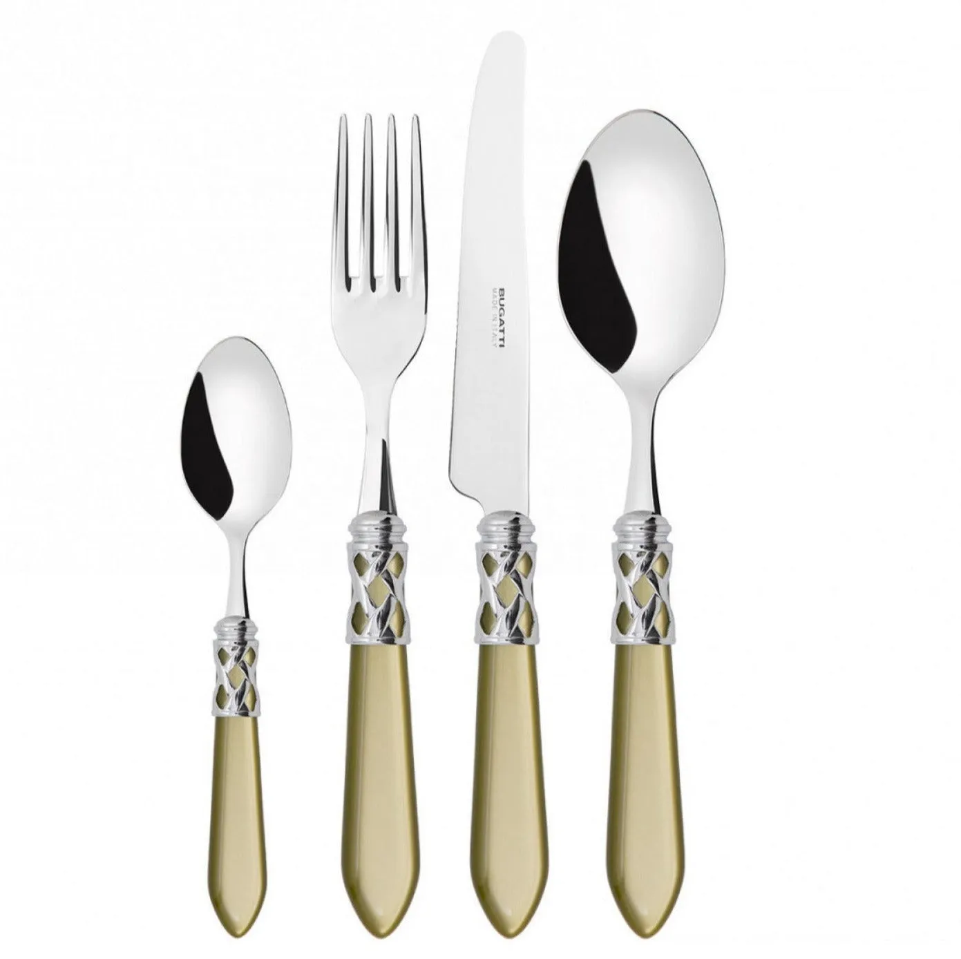 ALADDIN CHROME RING CUTLERY SET 24
