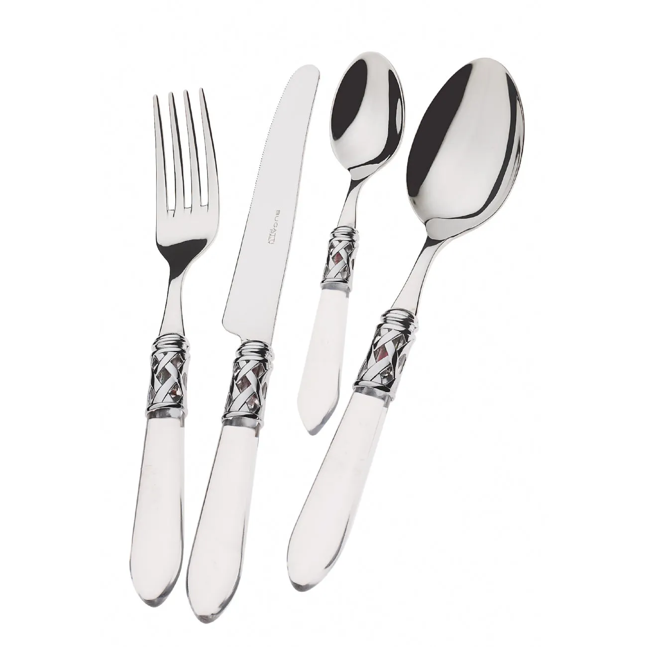 ALADDIN CHROME RING CUTLERY SET 24