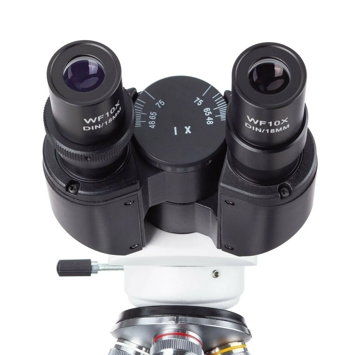 Amscope B120 Seroes Binocular LED Compound Microscope 40X-2500X Magnification With 100 Prepared Slides and Book
