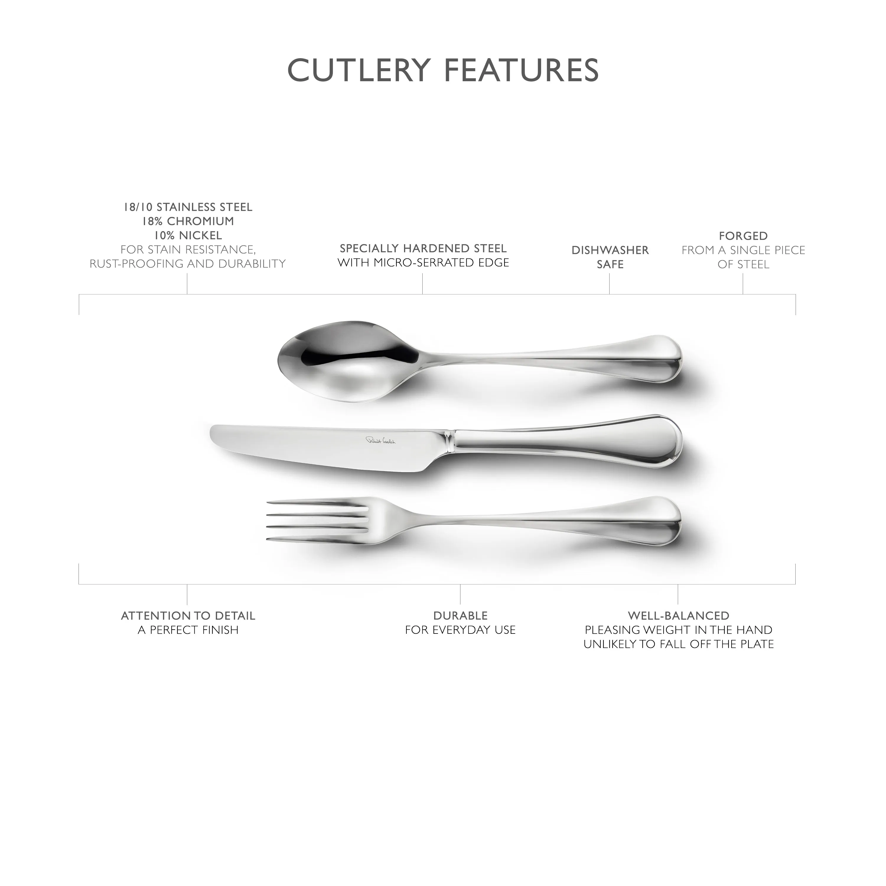Baguette Bright Soup Spoon
