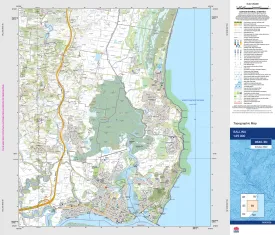 Ballina 9640-3N Topographic Map 1:25k