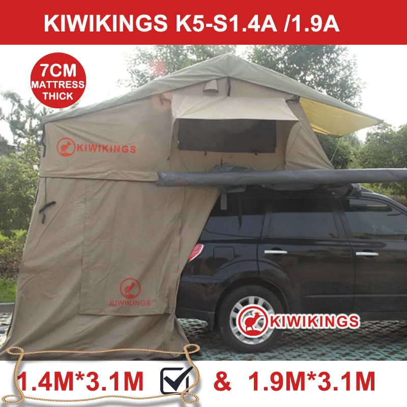 (BLACK FRIDAY)KIWIKINGS(TENT ANNEX) CLASSIC ROOF TOP TENT SOFT TOP ROOF TENT