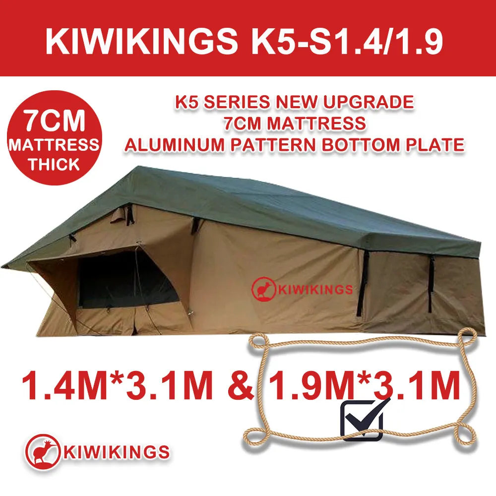 (BLACK FRIDAY)KIWIKINGS(TENT ANNEX) CLASSIC ROOF TOP TENT SOFT TOP ROOF TENT