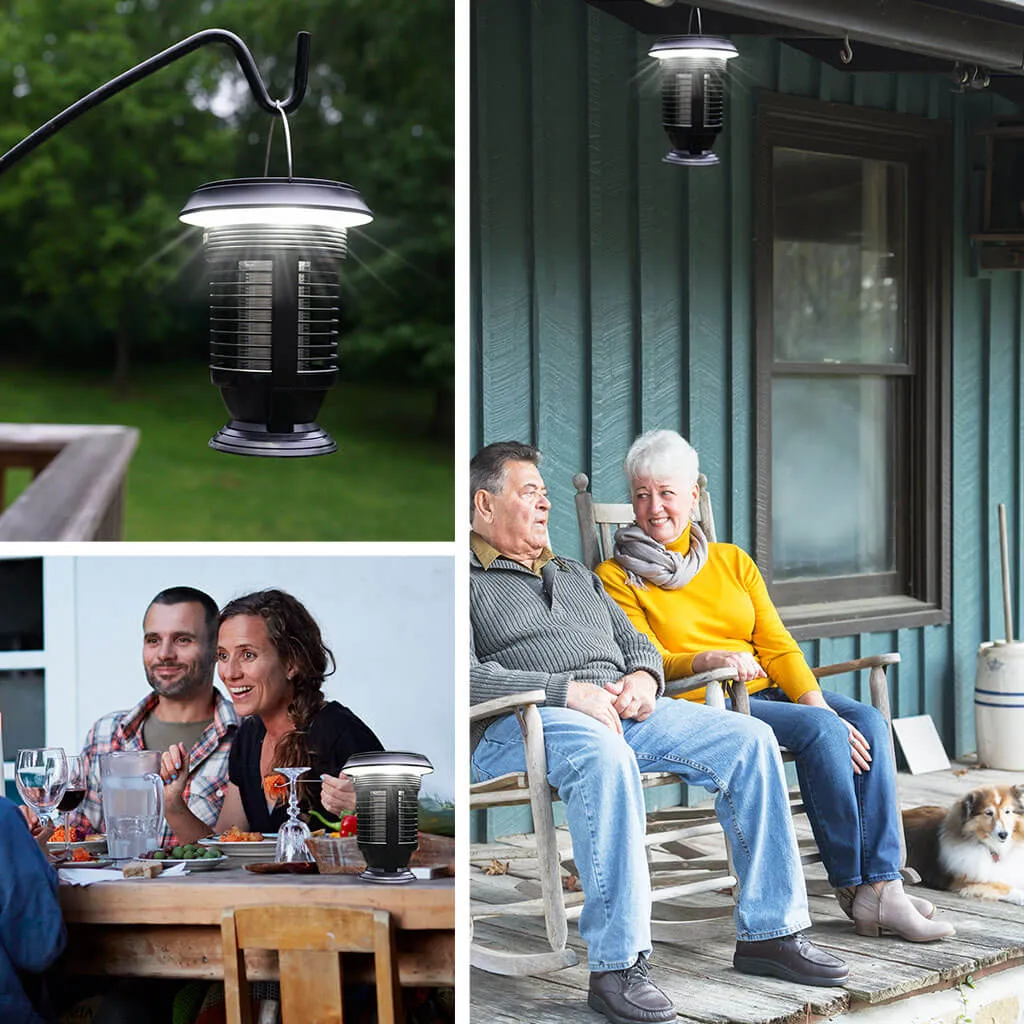BugOUT 2-in-1 Solar Lantern & Bug Zapper