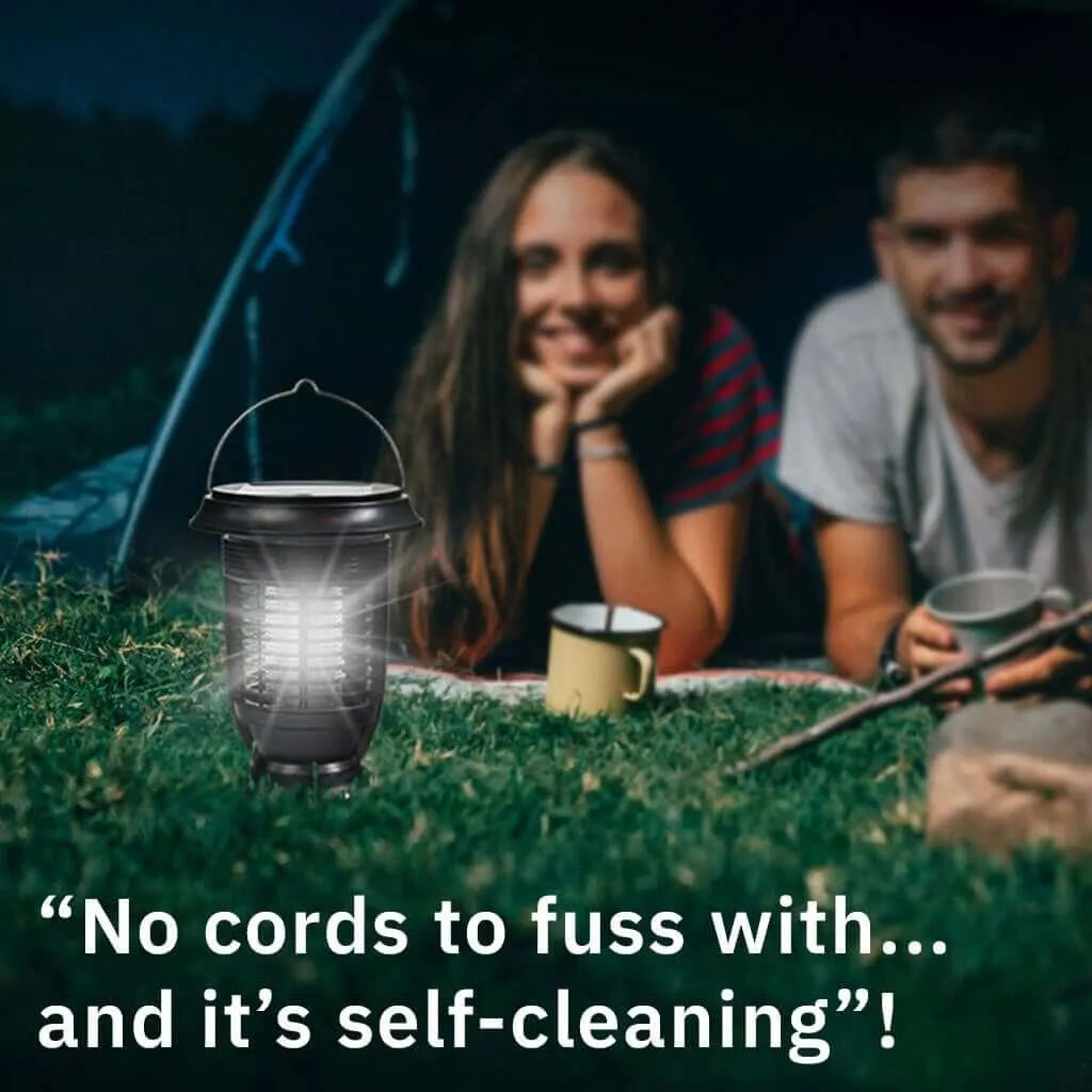 BugOUT 2-in-1 Solar Lantern & Bug Zapper