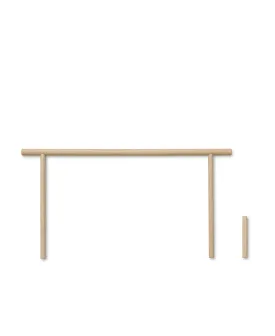 Camp bed guard, oak