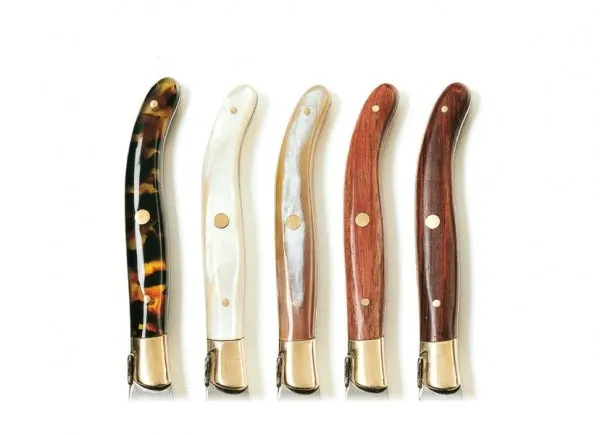 Claude Dozorme Laguiole Steak Knives - Light Horn
