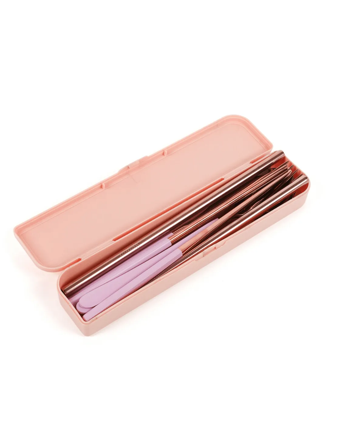 Cutlery Kit - Rose Gold with Lilac Handle