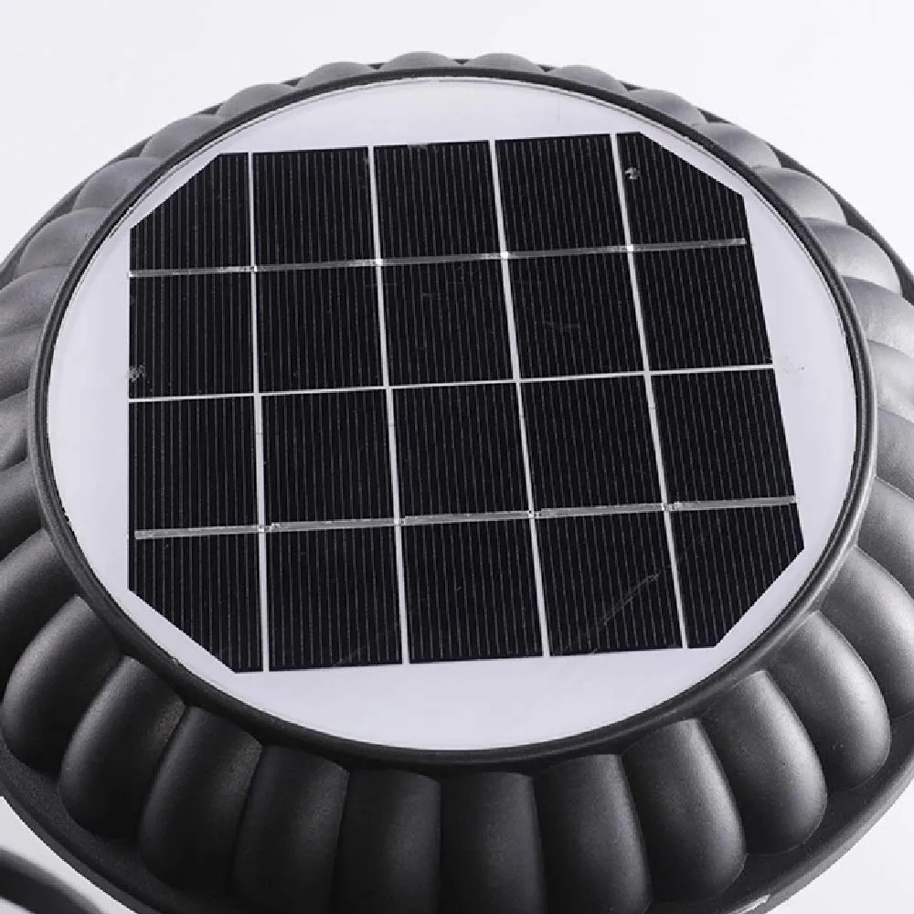 CYZMONI Outdoor die-cast light 3 LED Aluminum Solar Lamp Post Light 2.93M High Pole Street Lantern Waterproof Solar Energy Column Lamp Engineering Lighting for Outdoor Landscape Pathway Street Patio G