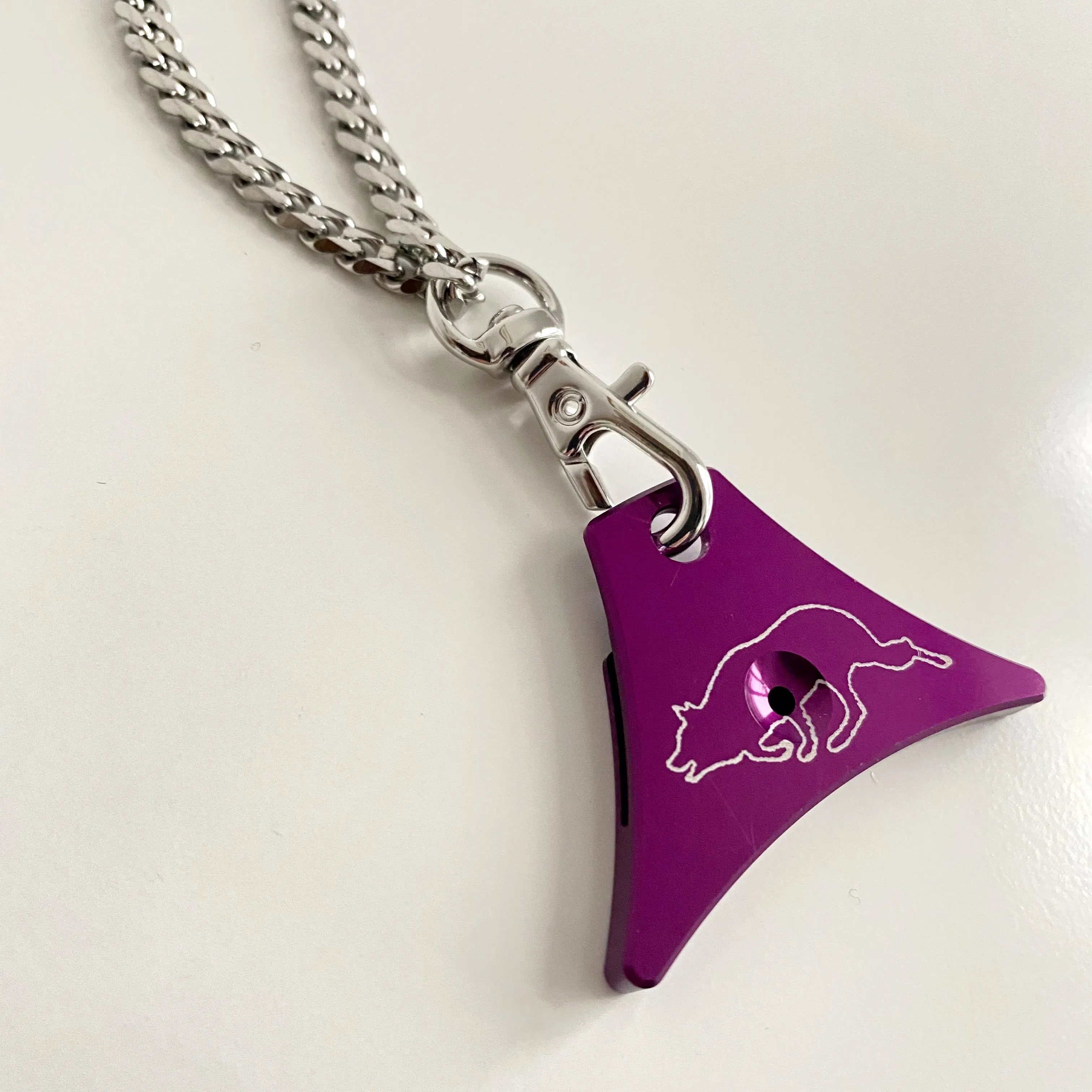 Decorated Logan A1 Aluminium Whistle