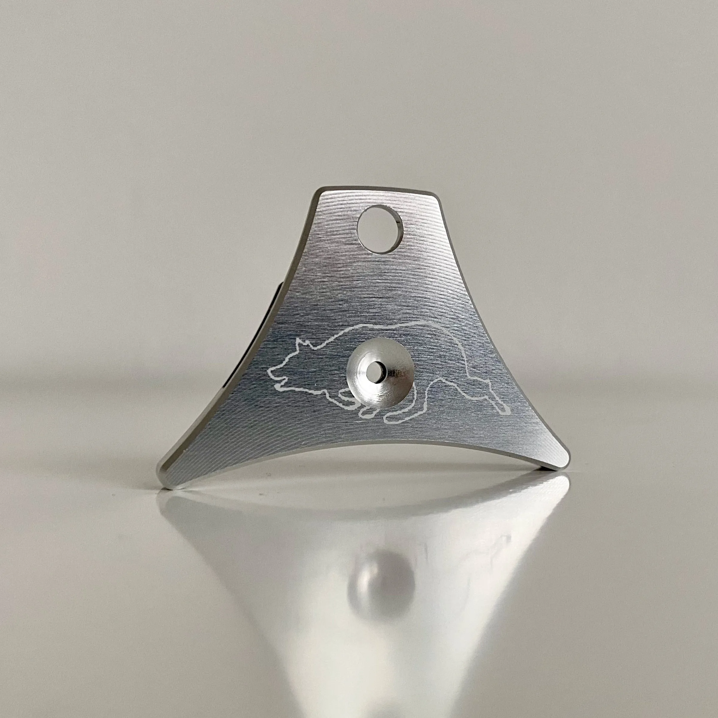Decorated Logan A1 Aluminium Whistle