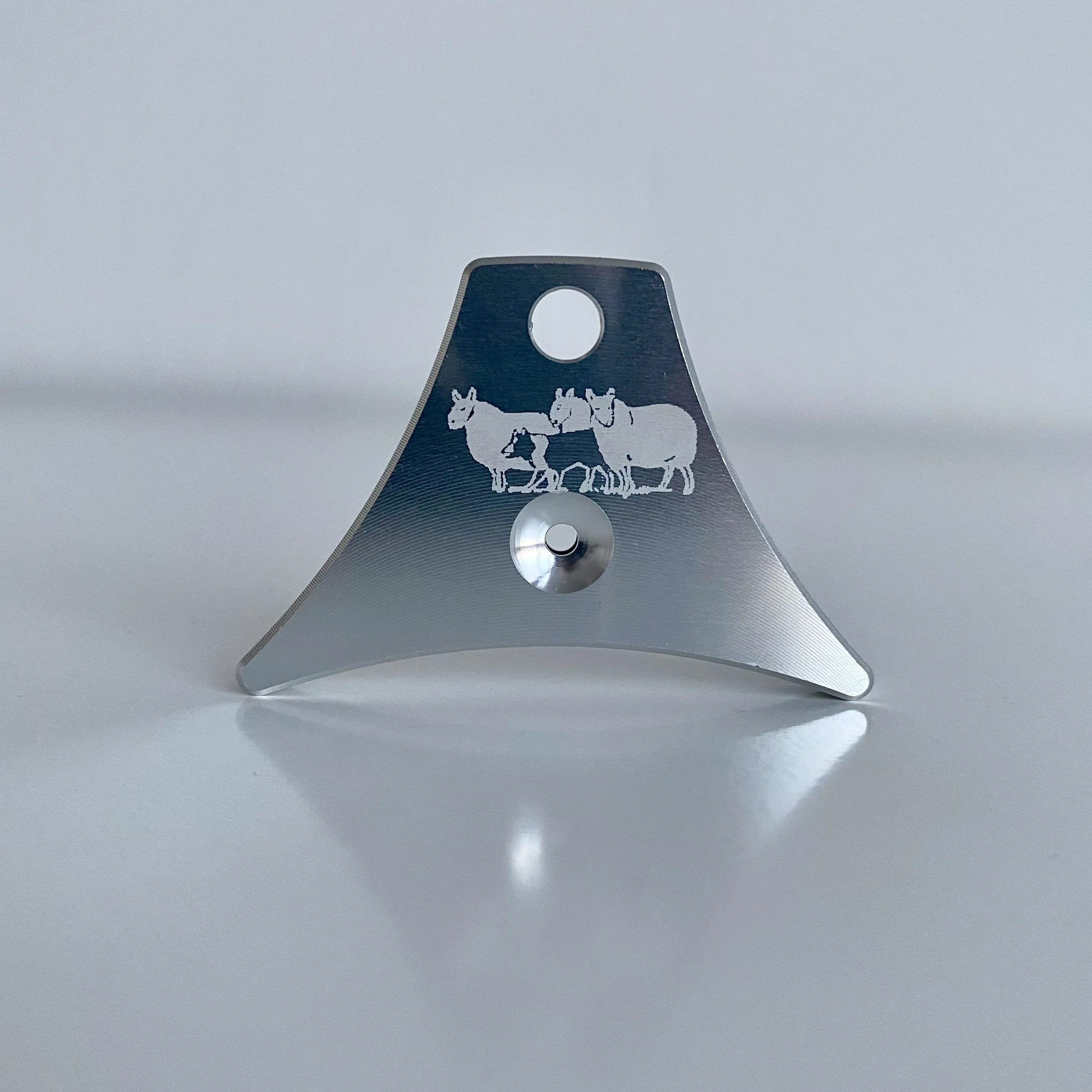 Decorated Logan A1 Aluminium Whistle