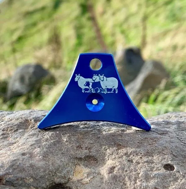 Decorated Logan A1 Aluminium Whistle