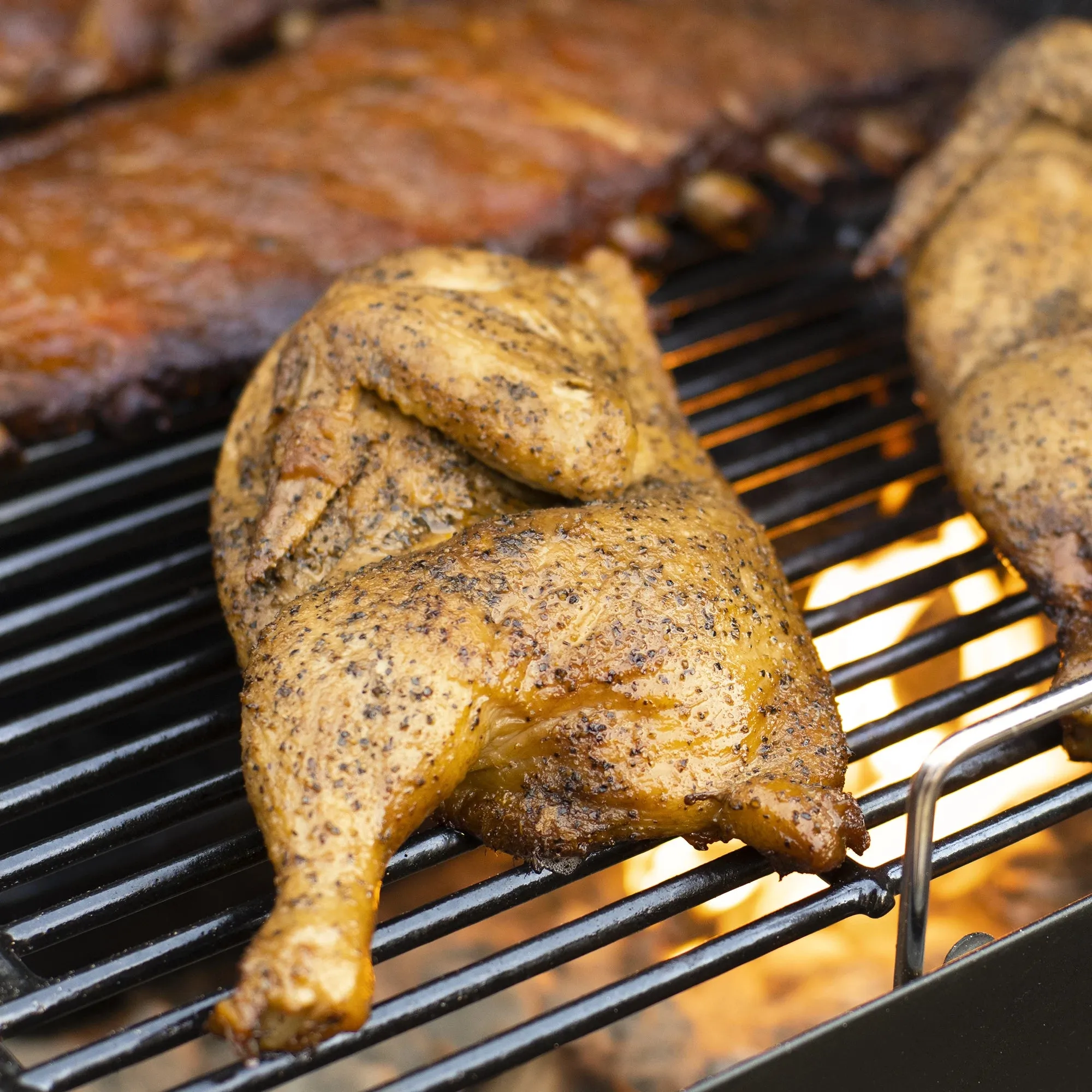 Dual Threat 2-Burner Gas & Charcoal Grill