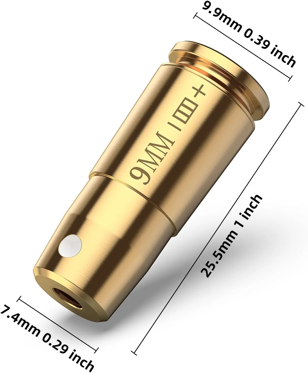 EZshoot Bore Sight 243 308/223 5.56mm/ 9mm/12-Gauge Red Laser Boresighter with Extra Batteries