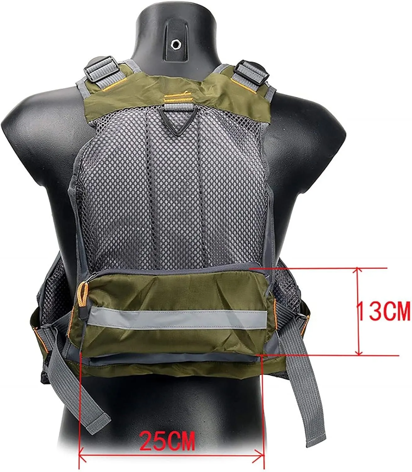 Fishing Vest Adjustable for Men and Women, Adult Buoyancy Aids for Fly Bass Fishing and Outdoor Activities