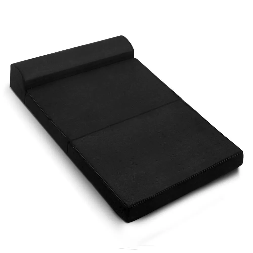 Foldable Mattress Double Air Mesh Foam Bed Mat - Giselle Bedding