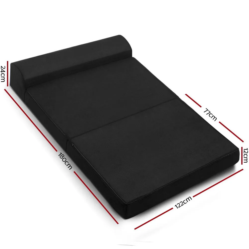 Foldable Mattress Double Air Mesh Foam Bed Mat - Giselle Bedding