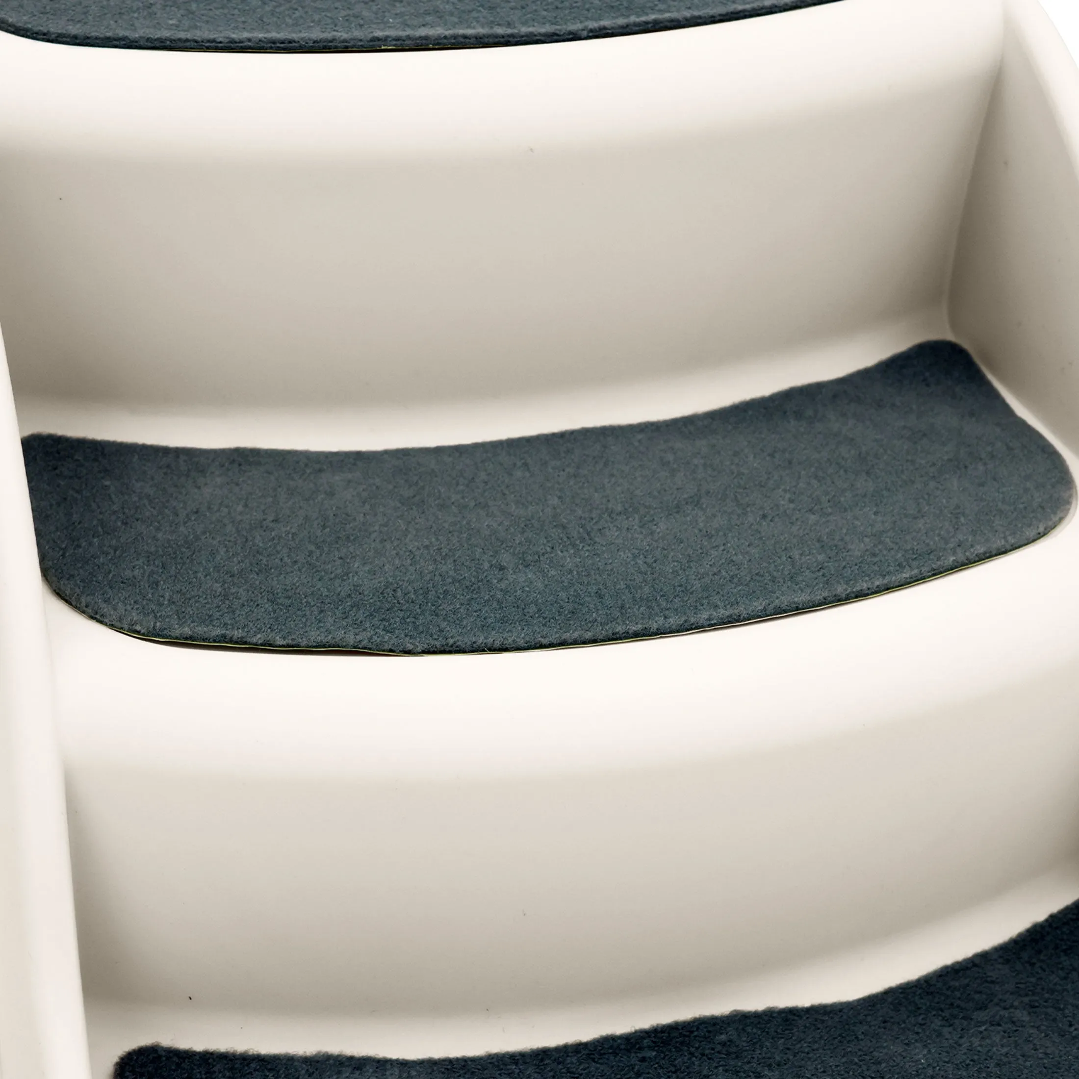 Foldable Non-Slip Pet Stairs Ramp, 38cm, White - Furtastic