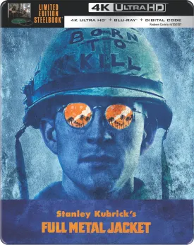 Full Metal Jacket Steelbook (4K Ultra HD   Blu-ray   Digital)