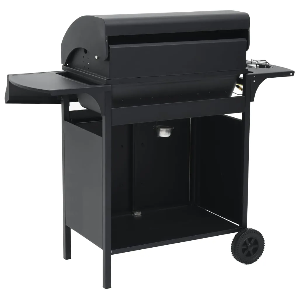 Gas Barbecue Grill 4 1 Cooking Zone Black Steel
