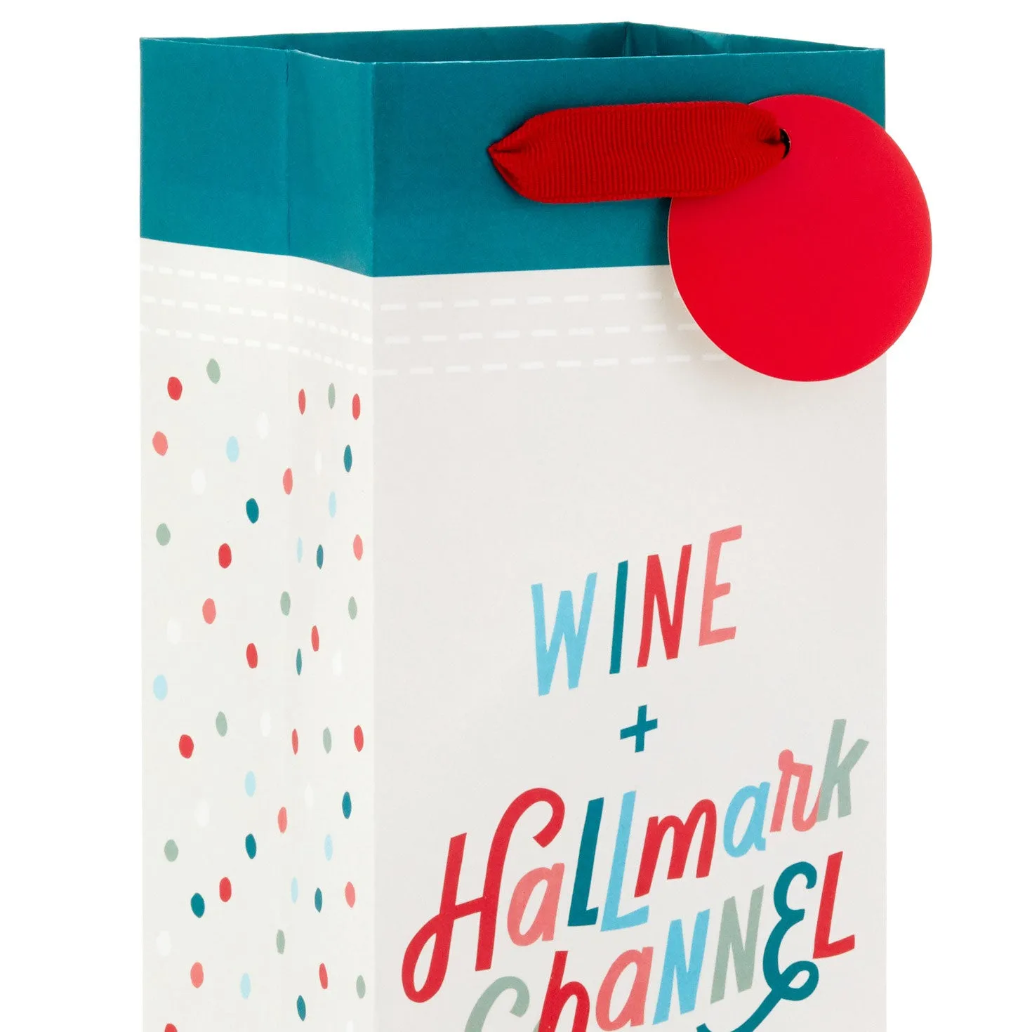 Hallmark 13'' Hallmark Channel Wine Bottle Gift Bag