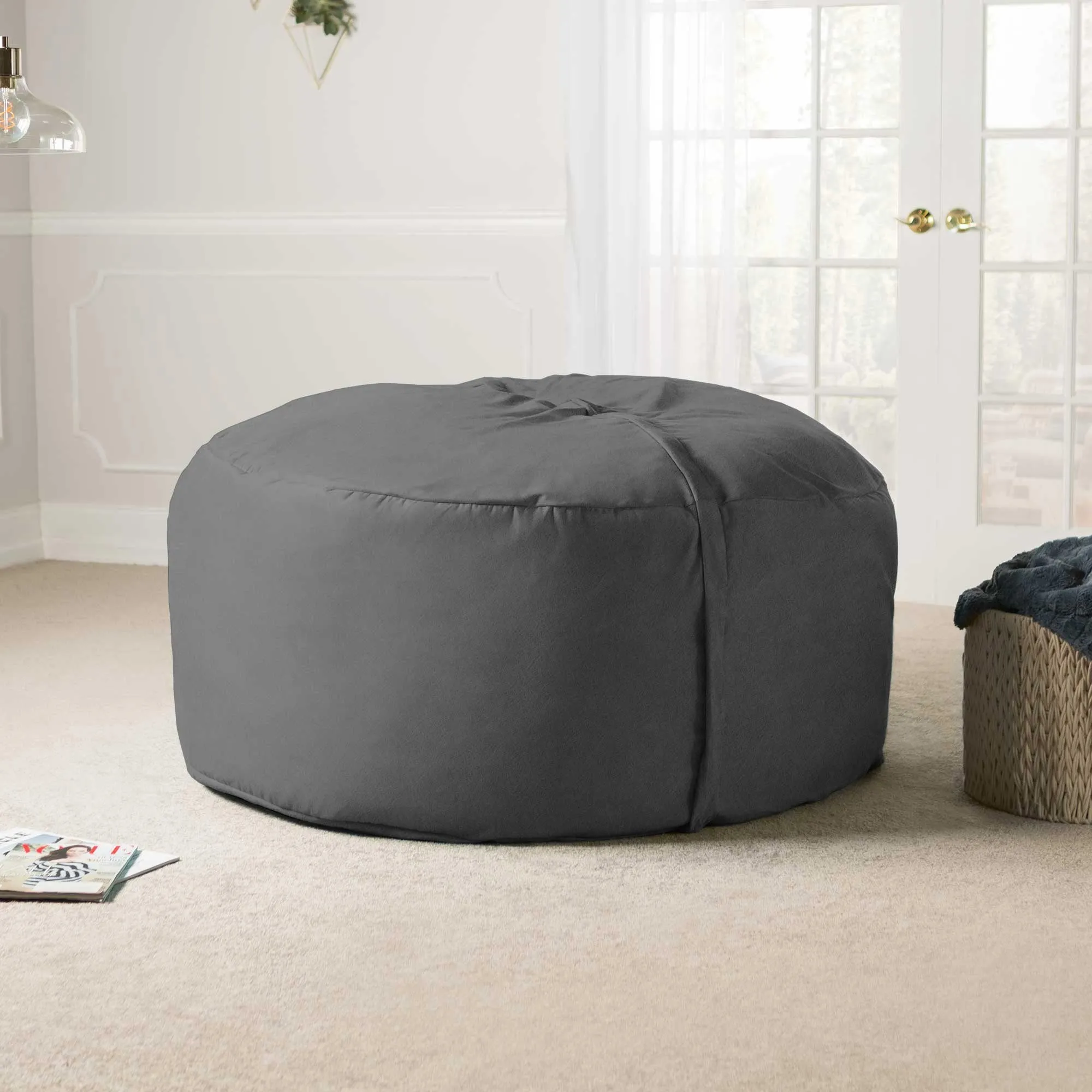 Jaxx Saxx 5' Removable Cover Round Bean Bag