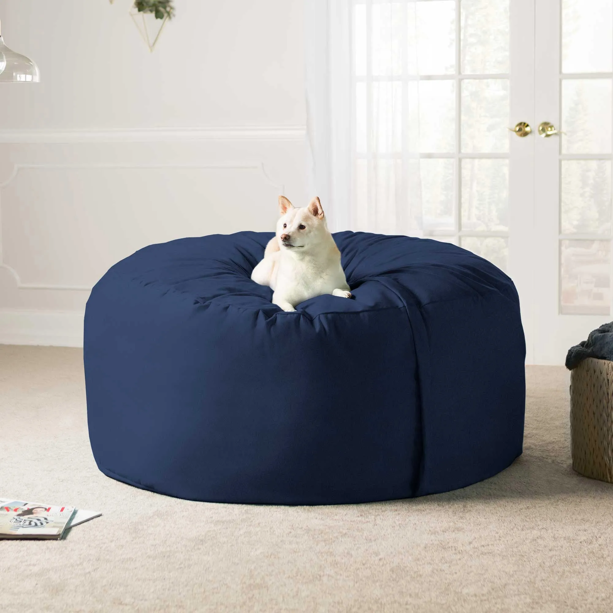 Jaxx Saxx 5' Removable Cover Round Bean Bag