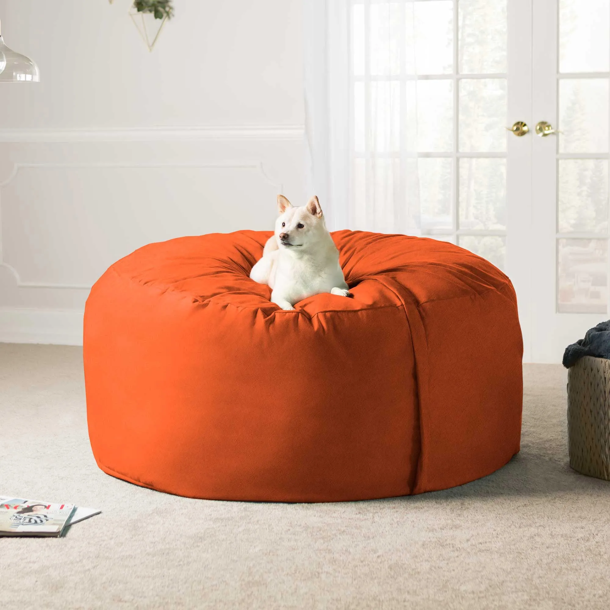 Jaxx Saxx 5' Removable Cover Round Bean Bag