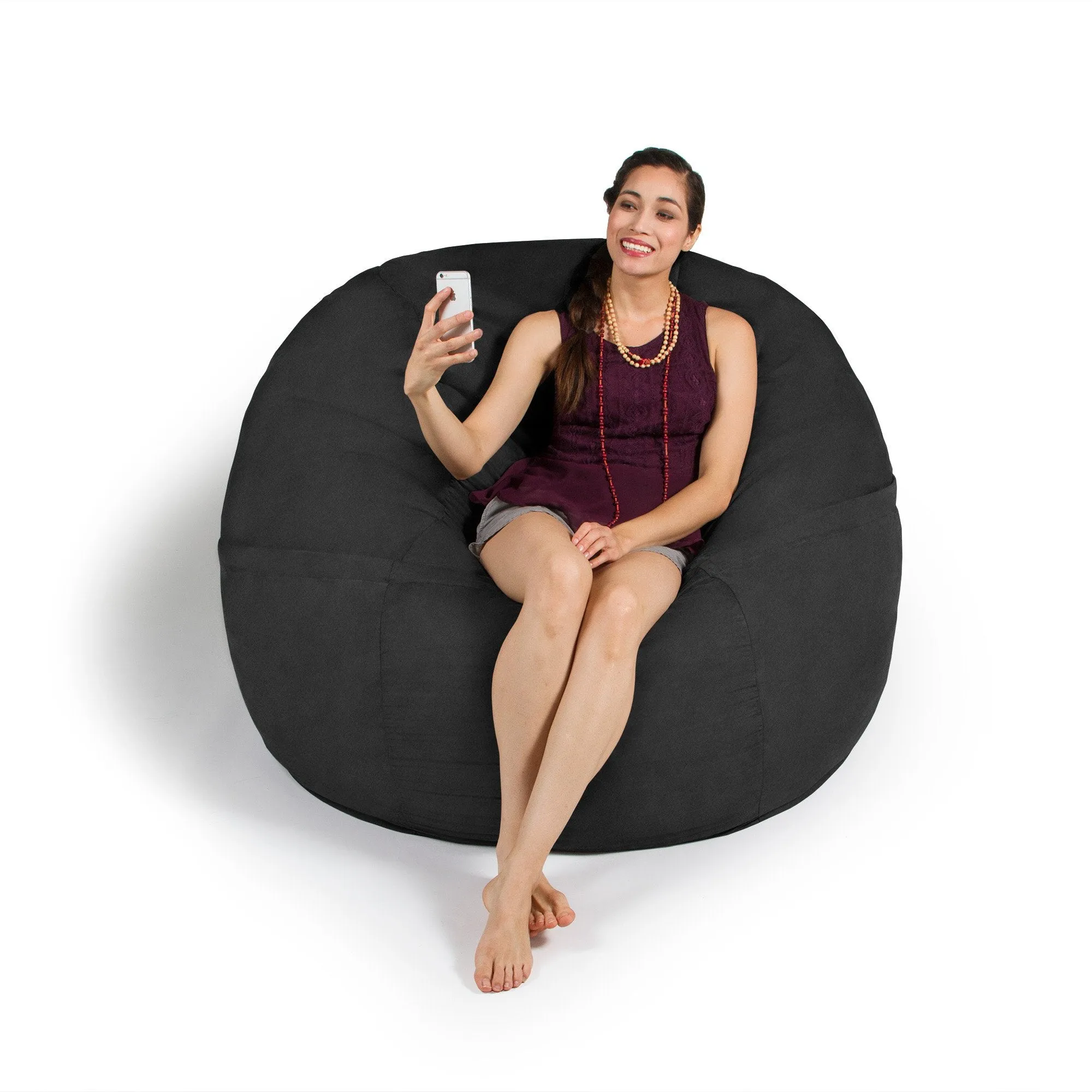 Jaxx Saxx 5' Removable Cover Round Bean Bag
