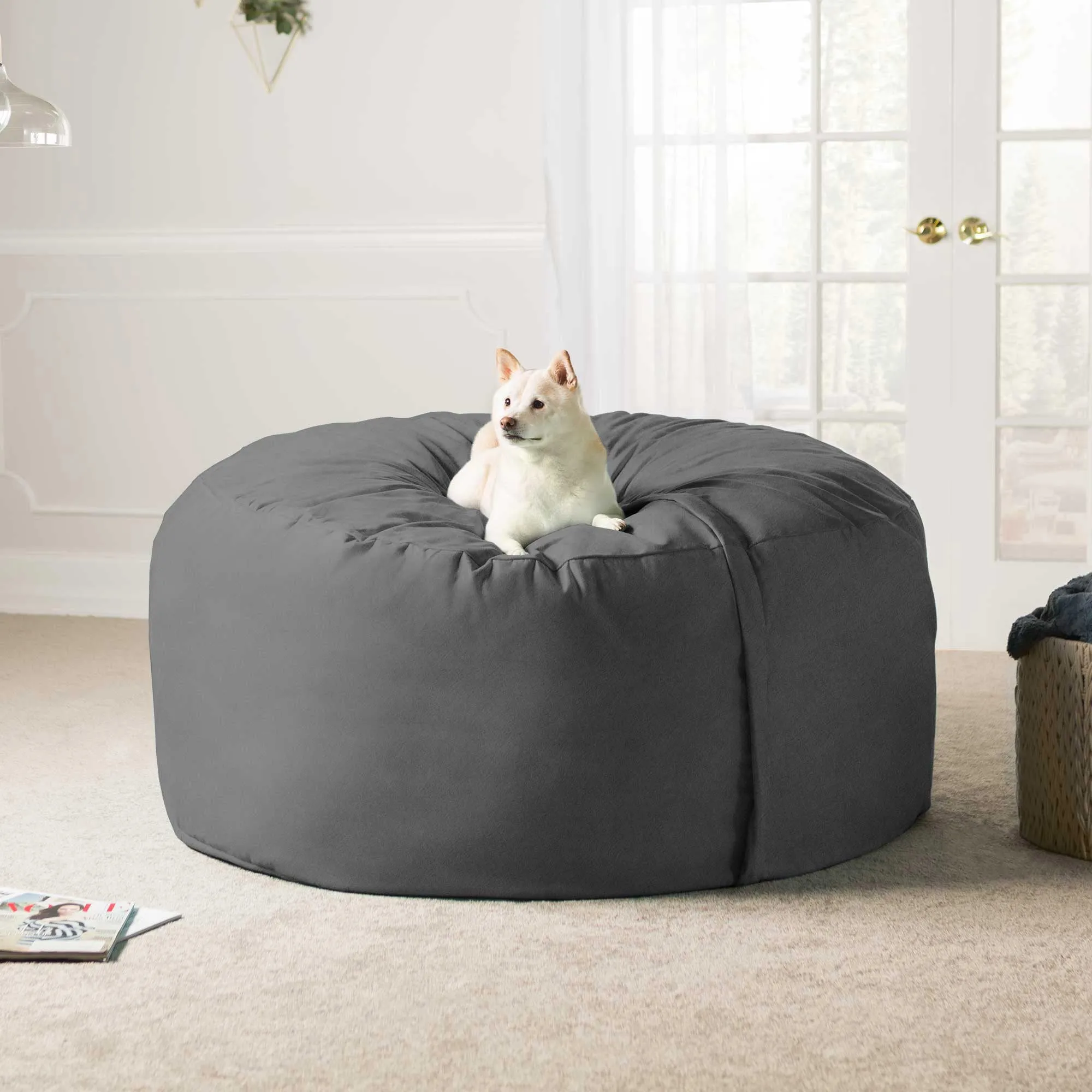 Jaxx Saxx 5' Removable Cover Round Bean Bag
