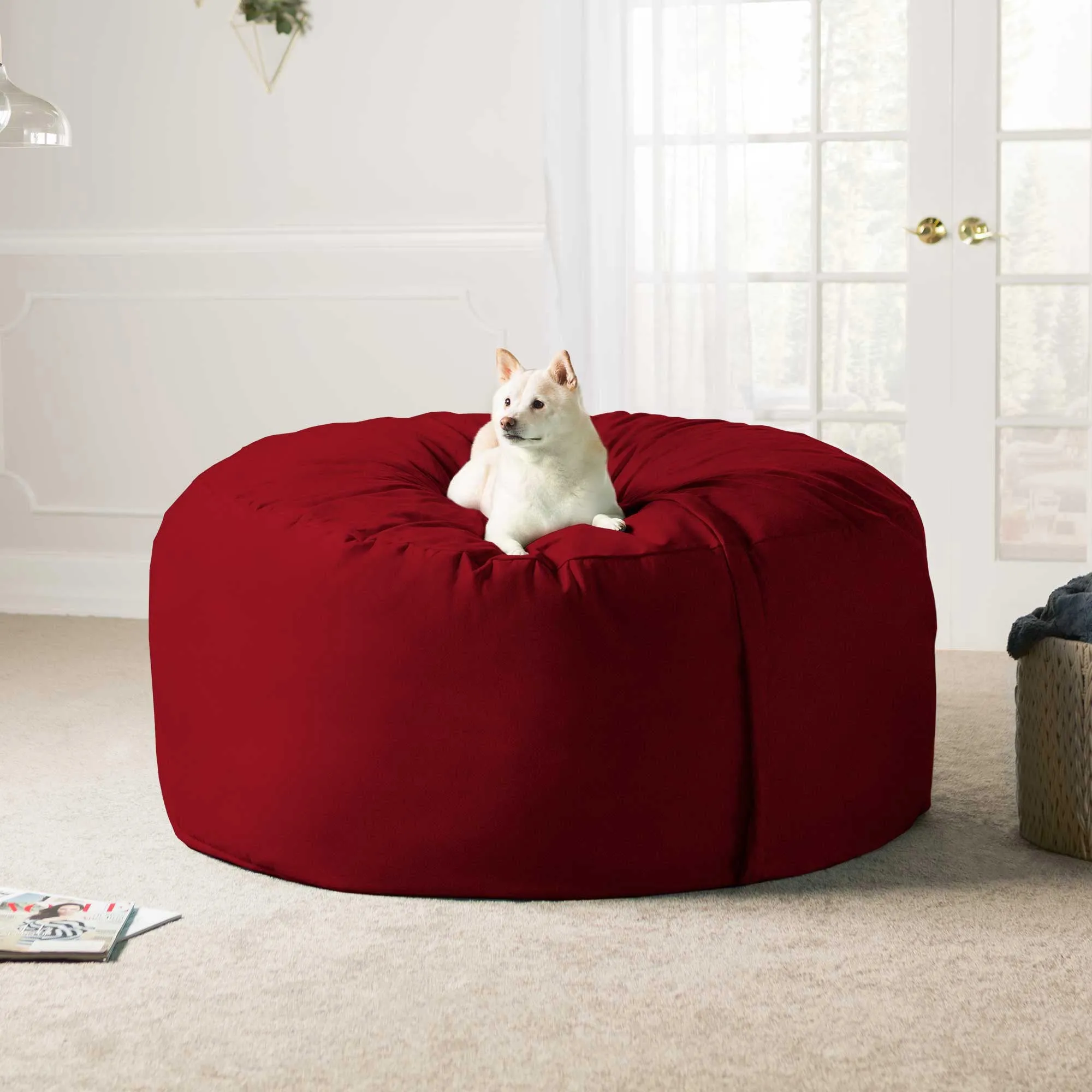 Jaxx Saxx 5' Removable Cover Round Bean Bag