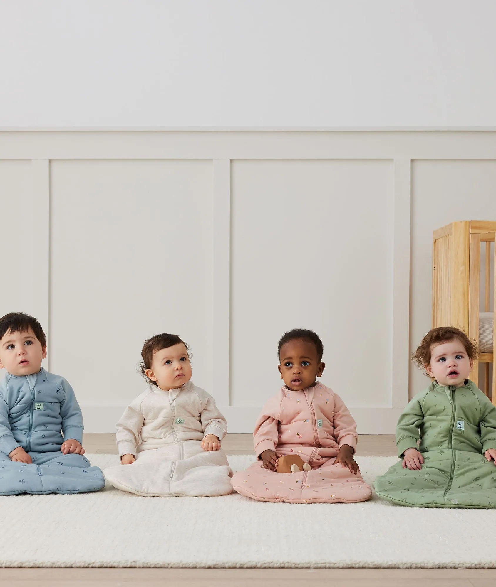Jersey Sleeping Bag 2.5 TOG Sleeved Oatmeal Marle