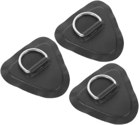 KESYOO 3pcs Kayak Accessories Boat Cords Sup Straps Heavy Duty Paddle Board Accessories Kayak Deck Anchor Line Buckle Kayak Paddle Drip Rings Leash Kayaks Black 304 Stainless Steel