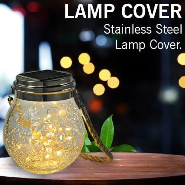 Lights In Jars Decorations | Solar Hanging 20 Led Jar Light