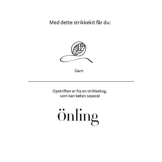Lønstrup Cardigan fra Susie Haumann, No Önling 20 kit, eksl. opskrift