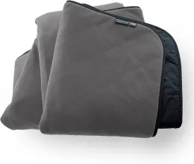 Mambe Super Extreme Weather Outdoor Blanket - Charcoal - 100% Waterproof & Windproof - Insulated Polarfleece Blanket for Activities Like Cold Weather Camping & Winter Sports, Machine Washable