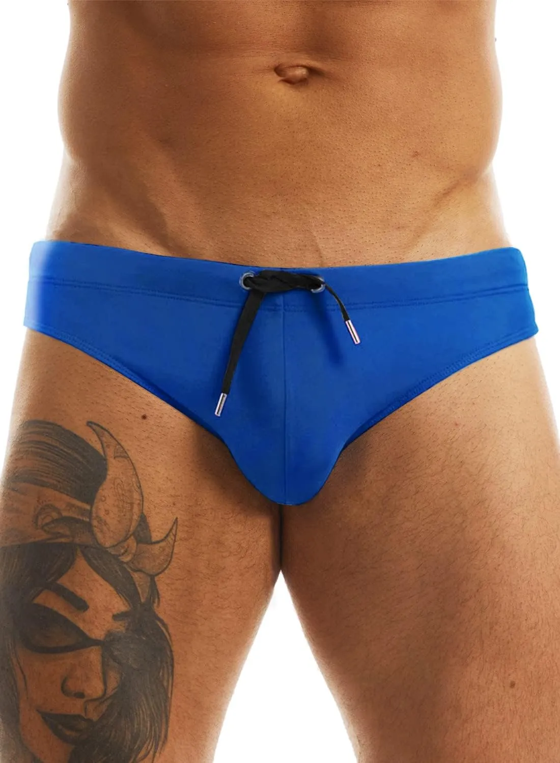 MIZOK Men's Swimwear Bikini Swimming Briefs Drawstring Swimsuits Board Surf Shorts Trunks